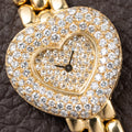 Chopard Happy Diamonds “Heart” Factory Pavé Diamond  18K Yellow Gold Ref. 535 1 From 1990s