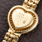Chopard Happy Diamonds “Heart” Factory Pavé Diamond  18K Yellow Gold Ref. 535 1 From 1990s