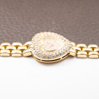 Chopard Happy Diamonds “Heart” Factory Pavé Diamond  18K Yellow Gold Ref. 535 1 From 1990s