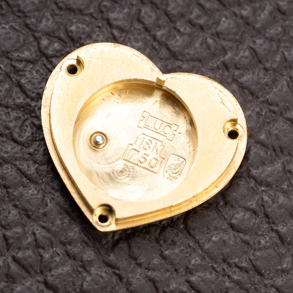 Chopard Happy Diamonds “Heart” Factory Pavé Diamond  18K Yellow Gold Ref. 535 1 From 1990s