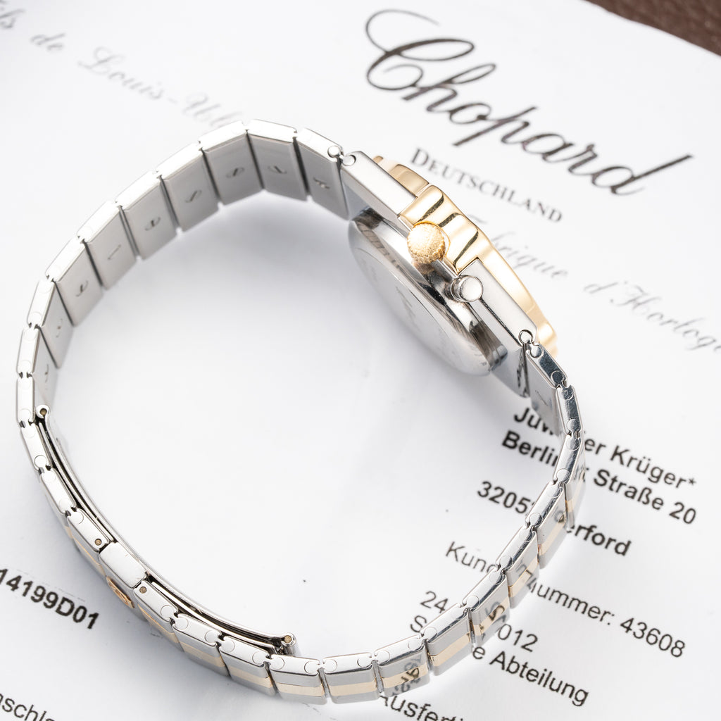 Chopard St. Moritz Triple Calendar Moonphase Gold/Steel Full Set Ref. 8042 from 1980s