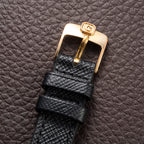 Chopard Tank Black Onyx Dial 18K Yellow Gold Jumbo Oversize Ref. 2012/2 from 1980s