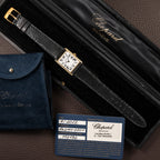 Chopard Tank 18k Yellow Gold Manual Winding Ref. 2111 with Original Box and Service Papers