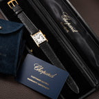Chopard Tank 18k Yellow Gold Manual Winding Ref. 2111 with Original Box and Service Papers