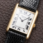 Chopard Tank 18k Yellow Gold Manual Winding Ref. 2111 with Original Box and Service Papers