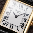 Chopard Tank 18k Yellow Gold Manual Winding Ref. 2111 with Original Box and Service Papers