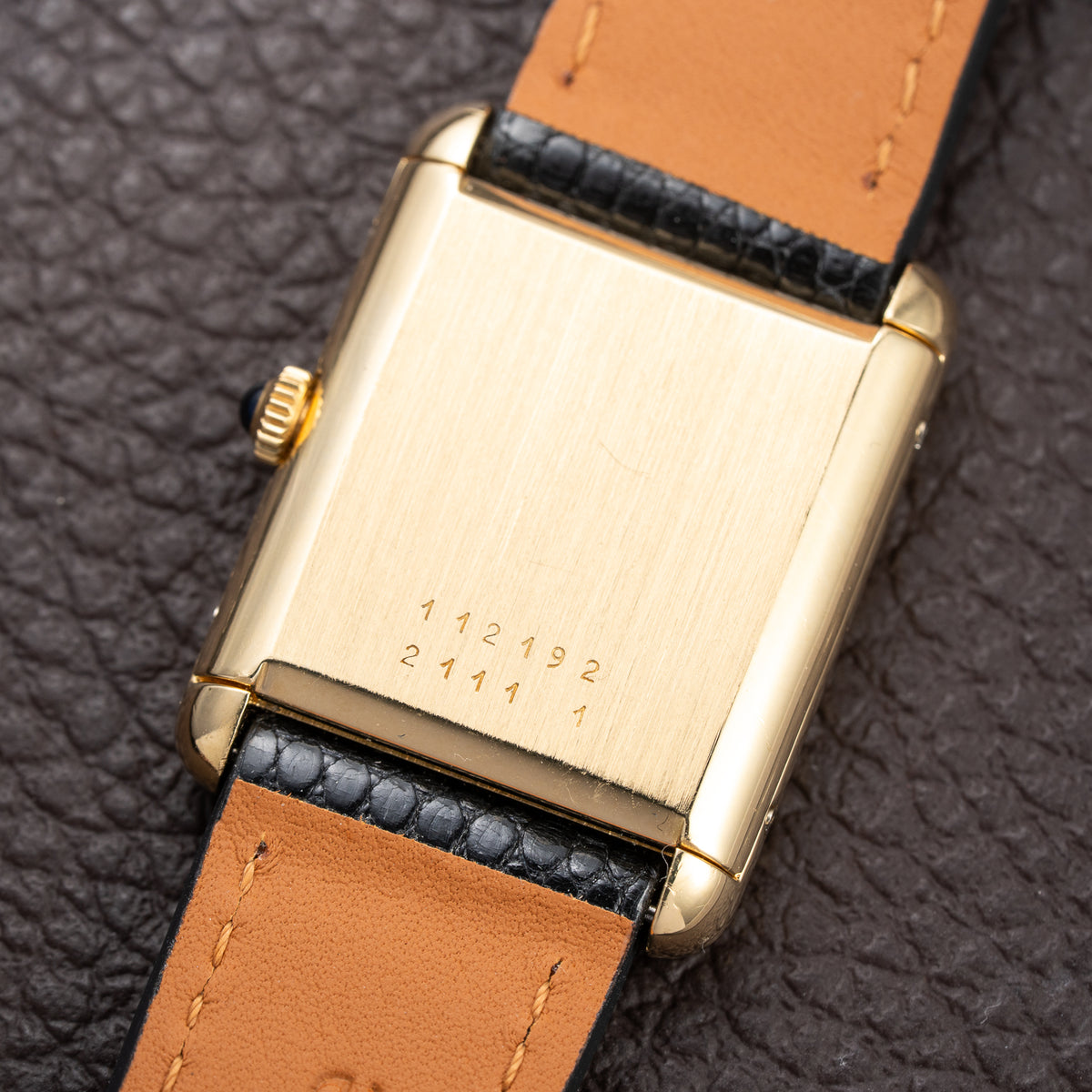 Chopard Tank 18k Yellow Gold Manual Winding Ref. 2111 with Original Box and Service Papers