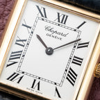 Chopard Tank XL Oversize Jumbo 18k Yellow Gold Quartz Ref 2221 from 1980s