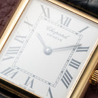 Chopard Tank XL Oversize Jumbo 18k Yellow Gold Quartz Ref 2221 from 1980s