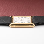 Chopard Tank XL Oversize Jumbo 18k Yellow Gold Quartz Ref 2221 from 1980s
