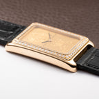 Corum Lingot 10 Gram Gold Bar Factory Diamonds 18K Yellow Gold Ref. 64.400.65 From 1980s