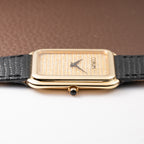 Corum Factory Diamond Pavé 18k Yellow Gold Jumbo Size  Ref. 27118 from 1970s