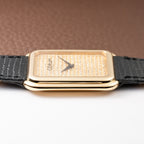 Corum Factory Diamond Pavé 18k Yellow Gold Jumbo Size  Ref. 27118 from 1970s