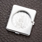 Corum Peacock Feather Dial Factory Diamond Set 18K White Gold Ref. 27218 from 1970s