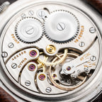 Cyma Chronometré Two Tone Crosshiar Dial Stainless Steel Calibre 216 Ref. 23315 from 1940s