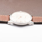 Cyma Chronometré Two Tone Crosshiar Dial Stainless Steel Calibre 216 Ref. 23315 from 1940s