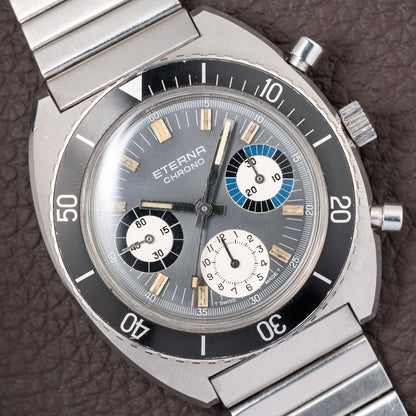 Eterna Diver Chrono Cal. Valjoux 72 / 1491K Ref. 154 FTP Circa 1969