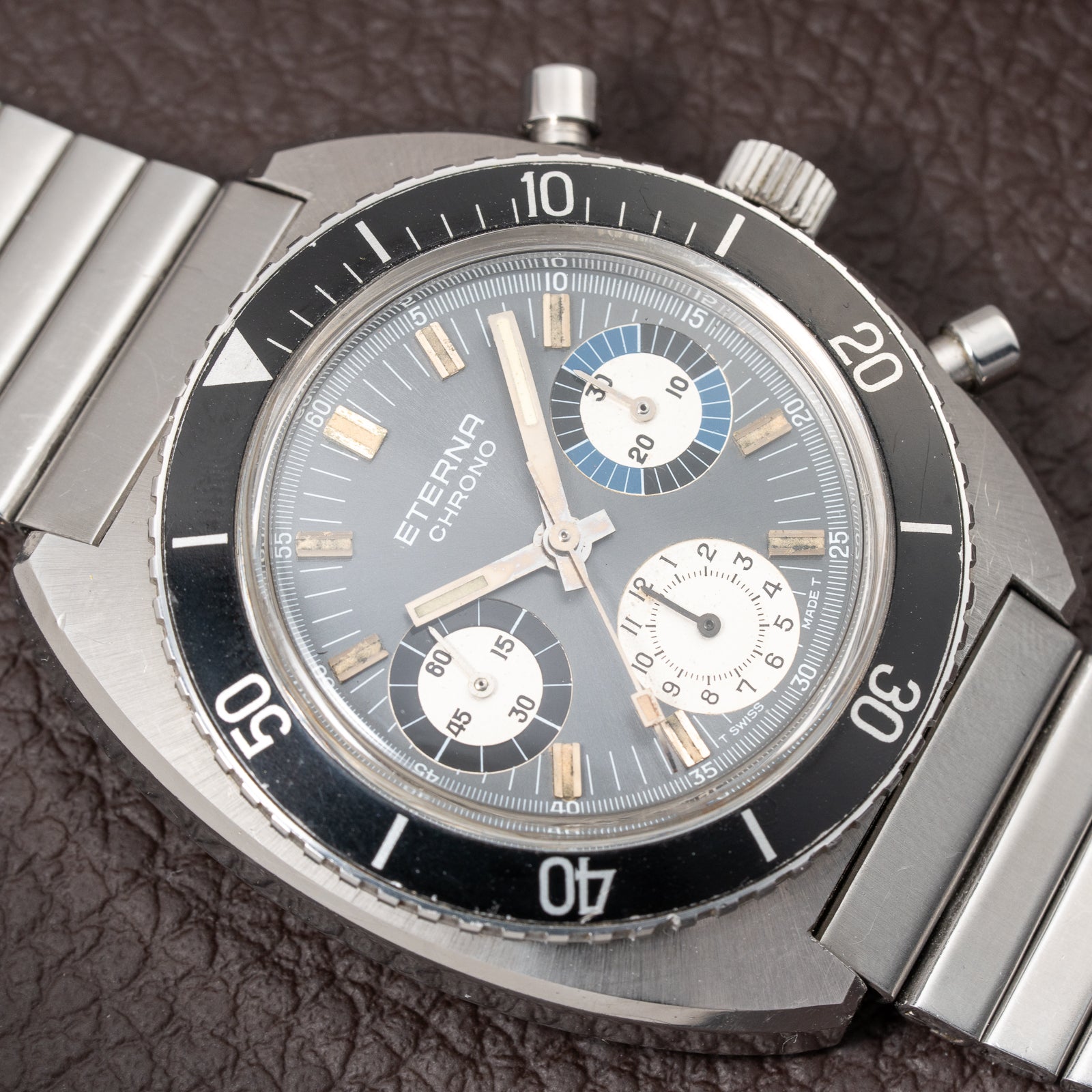 Eterna Diver Chrono Cal. Valjoux 72 / 1491K Ref. 154 FTP Circa 1969