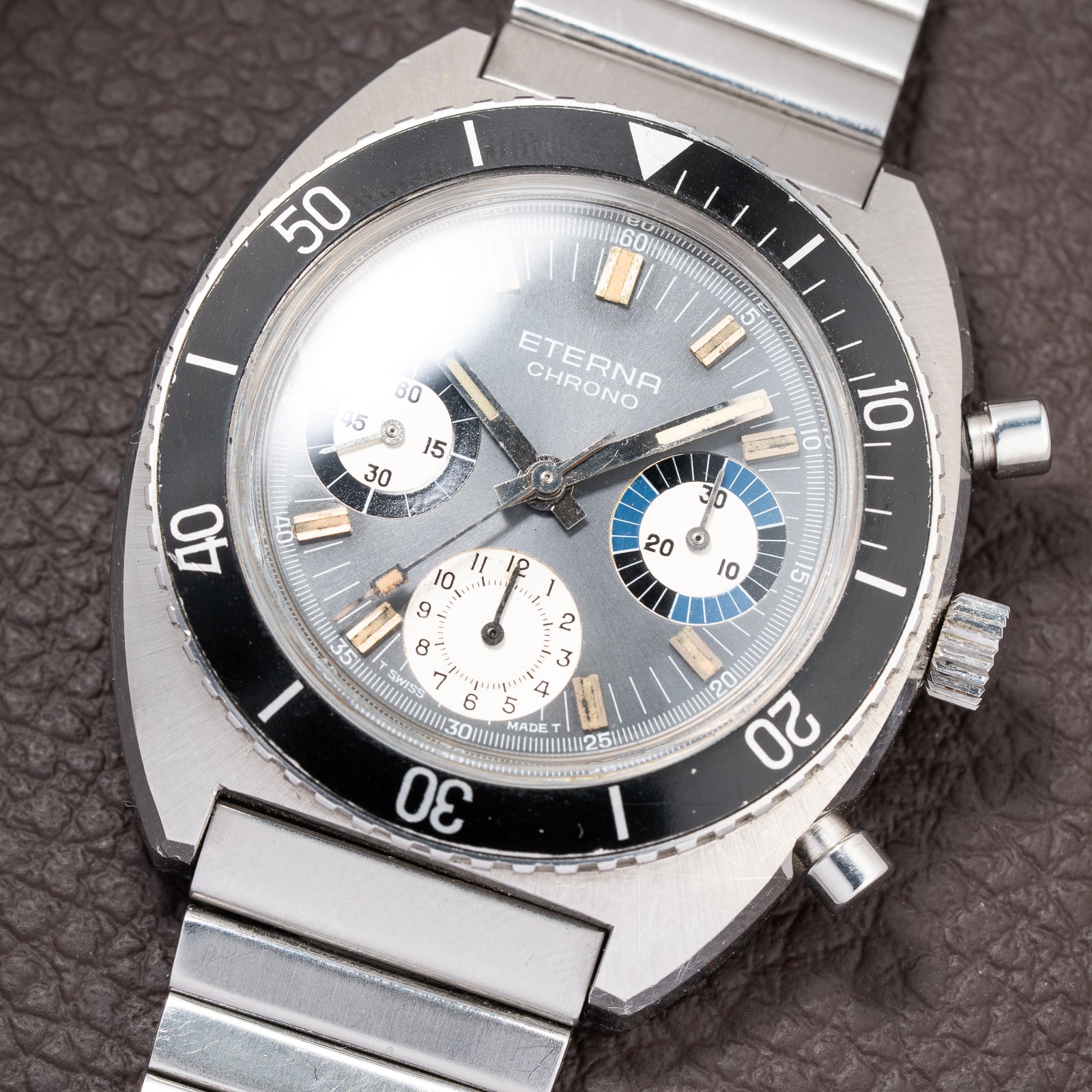 Eterna Diver Chrono Cal. Valjoux 72 / 1491K Ref. 154 FTP Circa 1969