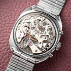 Favre-Leuba Blue Chronograph Valjoux 23 Ref. 30233 from 1970s