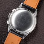 Gallet Chronograph Black Gilt Dial Excelsior Park 40 from 1950s