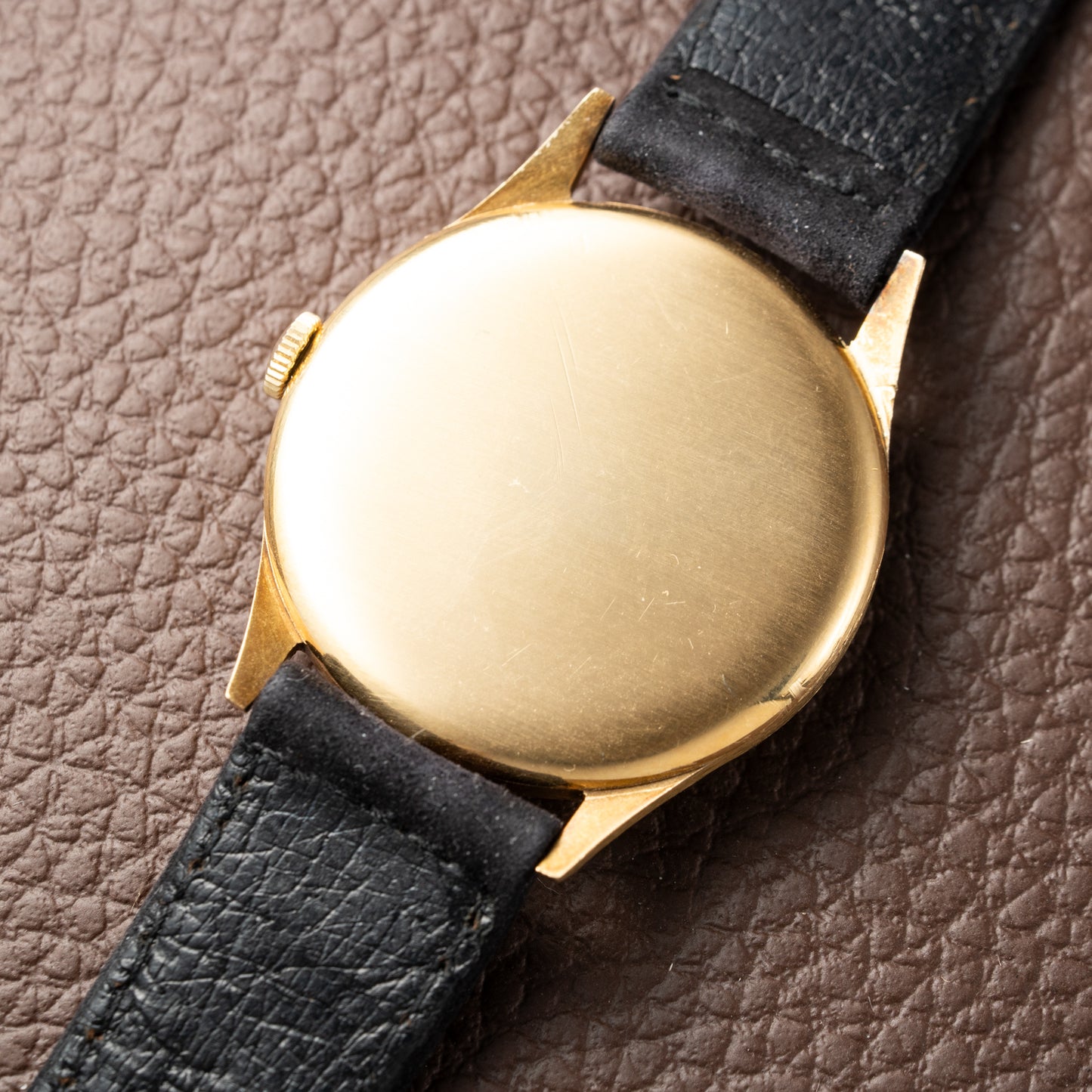 Girard Perregaux Antimagnetic 18K Yellow Gold Dress Watch New Old Stock 1950s