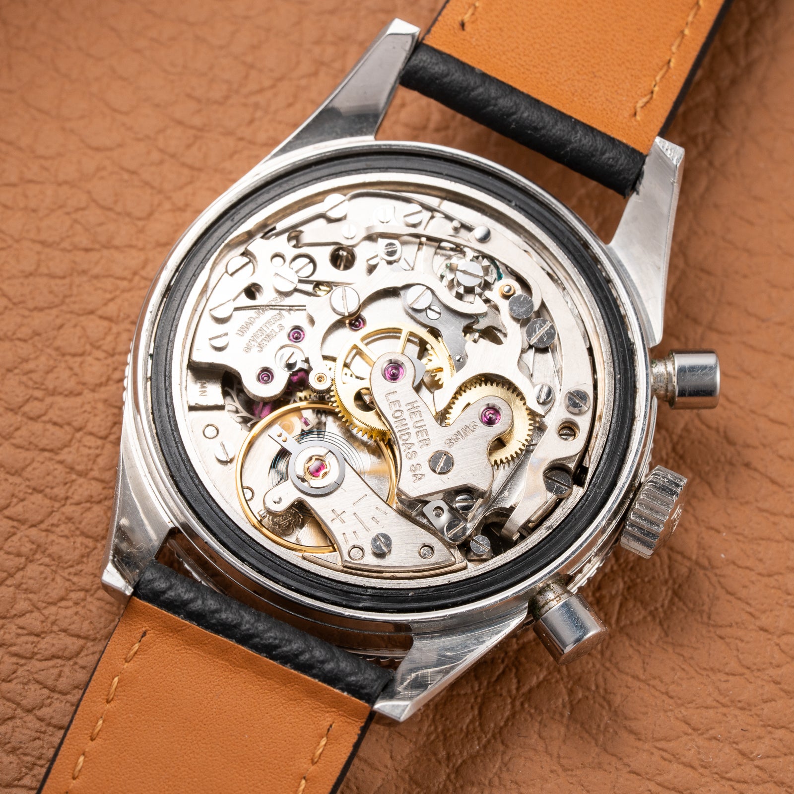 Heuer Autavia Chronograph “Fab. Suisse" Mario Andretti Ref. 3646 from 1960s