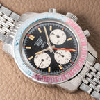 Heuer Autavia GMT Fab. Suisse dial BoR Gay Frères Ref. 2446C from 1972