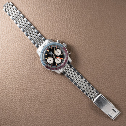 Heuer Autavia GMT Fab. Suisse dial BoR Gay Frères Ref. 2446C from 1972