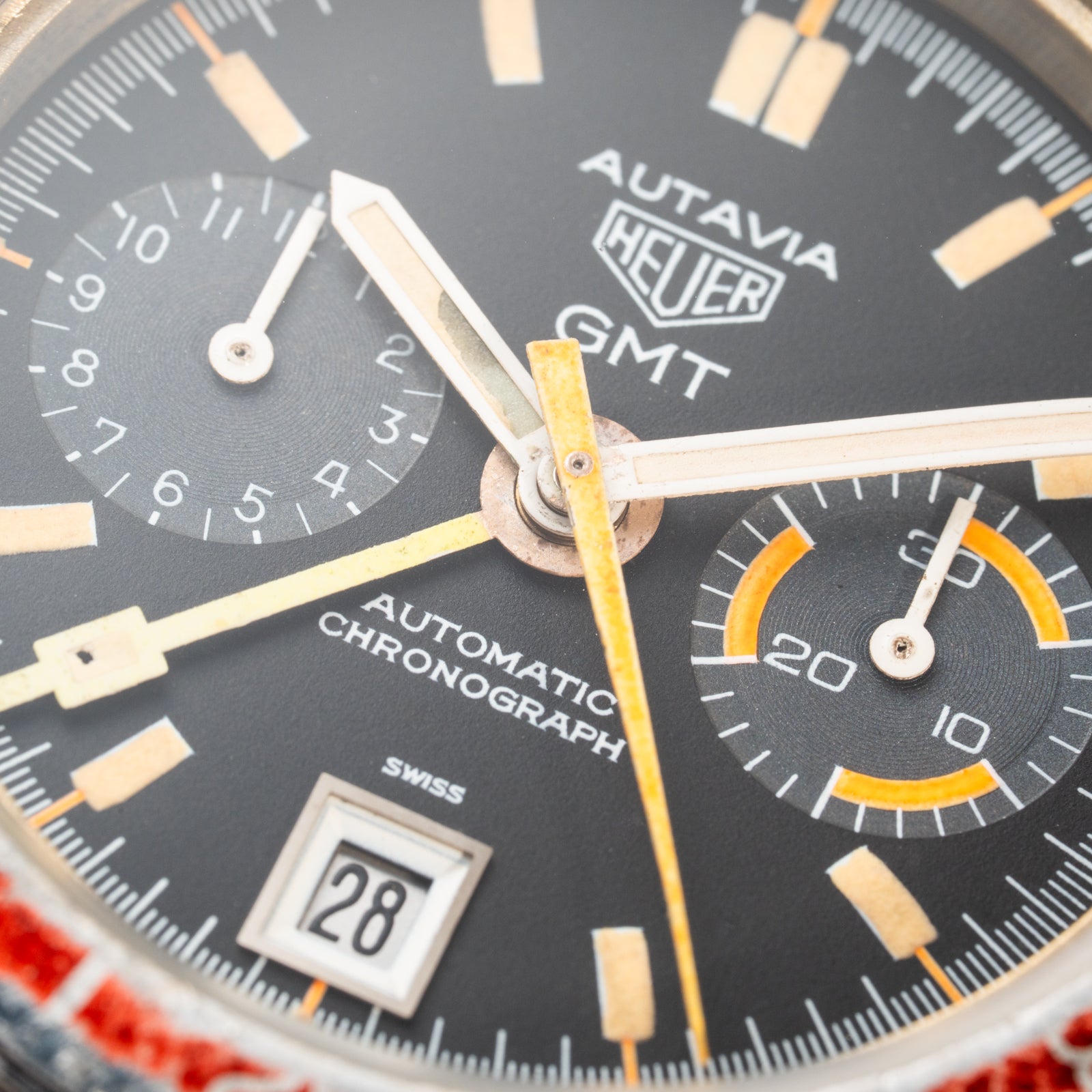 Heuer Autavia GMT Cal 14 Automatic Chronograph Ref. 11630 from 1970s