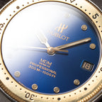 Hublot MDM Genève Automatic Blue Dial Gold/Steel Ref. 1551.2 from 1990s