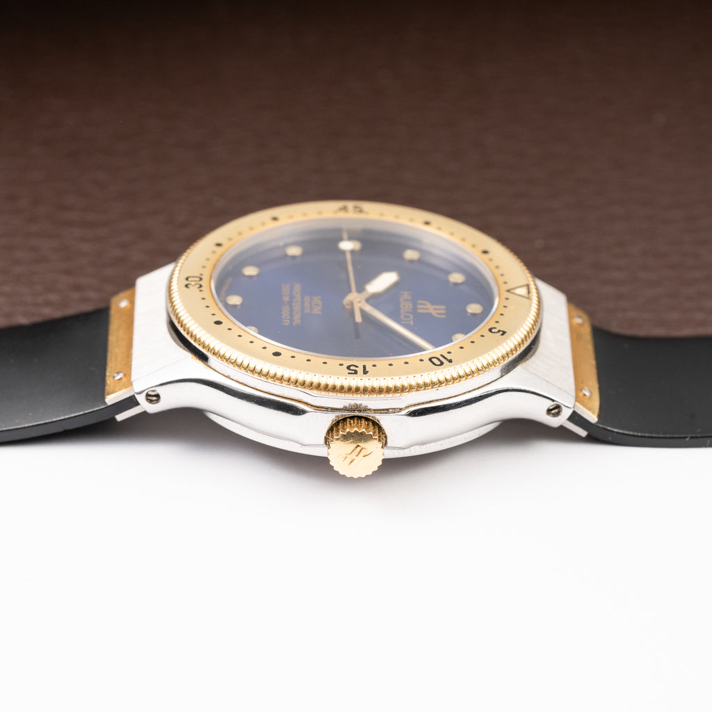 Hublot MDM Genève Automatic Blue Dial Gold/Steel Ref. 1551.2 from 1990s