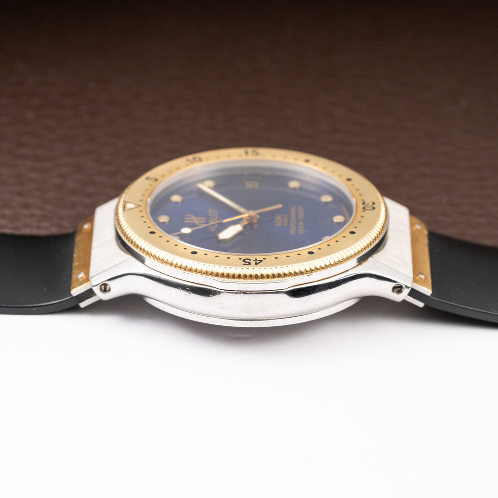 Hublot MDM Genève Automatic Blue Dial Gold/Steel Ref. 1551.2 from 1990s