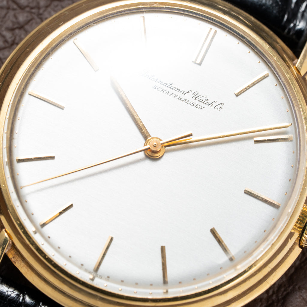 IWC Oversized Jumbo Dress Watch 18K Yellow Gold Cal 89 from 1950s