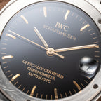IWC Ingenieur Chronometer Automatic Black Dial Anti Magnetic Ref 3521 from 1990s