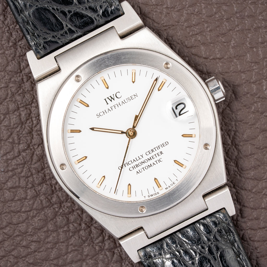 IWC Ingenieur Chronometer Automatic White Dial Anti Magnetic Ref 3521 from 1990s