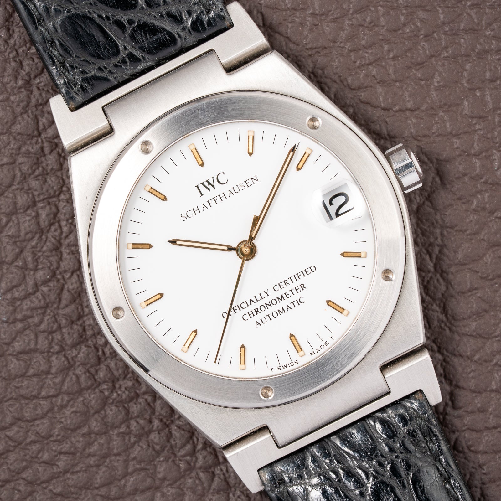 IWC Ingenieur Chronometer Automatic White Dial Anti Magnetic Ref 3521 from 1990s