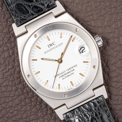 IWC Ingenieur Chronometer Automatic White Dial Anti Magnetic Ref 3521 from 1990s