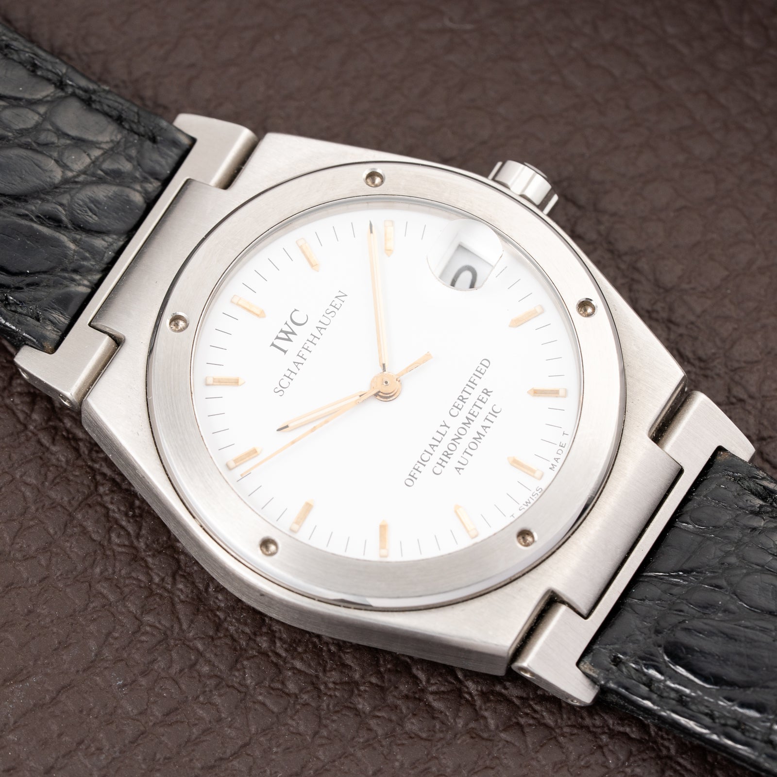 IWC Ingenieur Chronometer Automatic White Dial Anti Magnetic Ref 3521 from 1990s