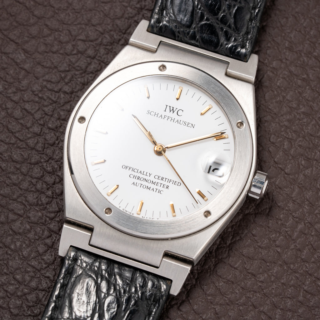IWC Ingenieur Chronometer Automatic White Dial Anti Magnetic Ref 3521 from 1990s
