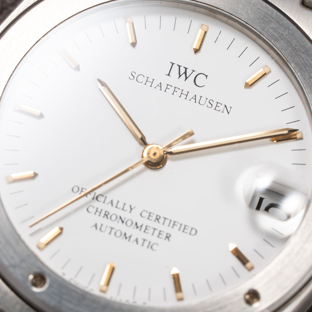 IWC Ingenieur Chronometer Automatic White Dial Anti Magnetic Ref 3521 from 1990s