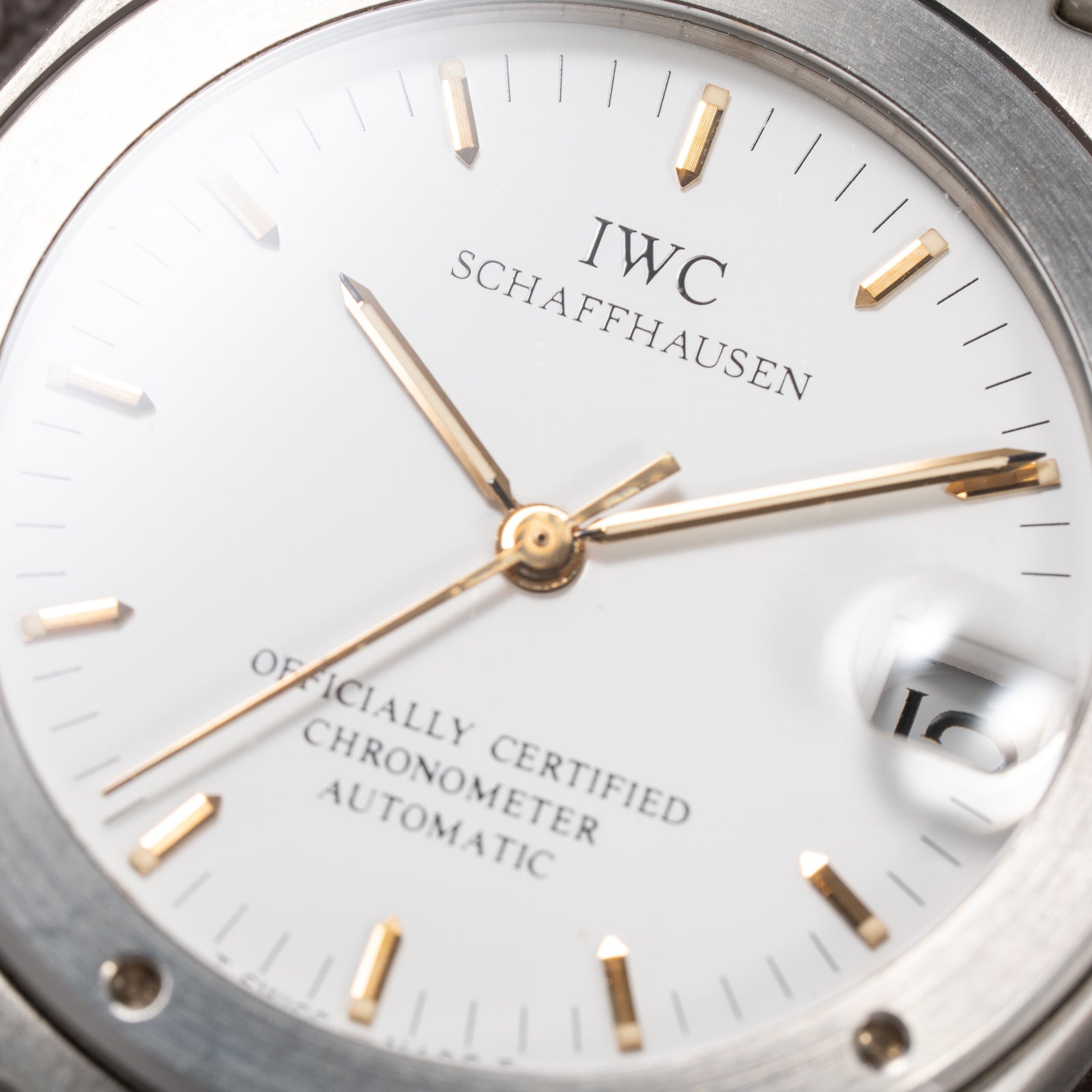 IWC Ingenieur Chronometer Automatic White Dial Anti Magnetic Ref 3521 from 1990s