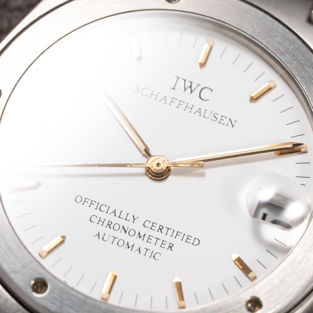 IWC Ingenieur Chronometer Automatic White Dial Anti Magnetic Ref 3521 from 1990s