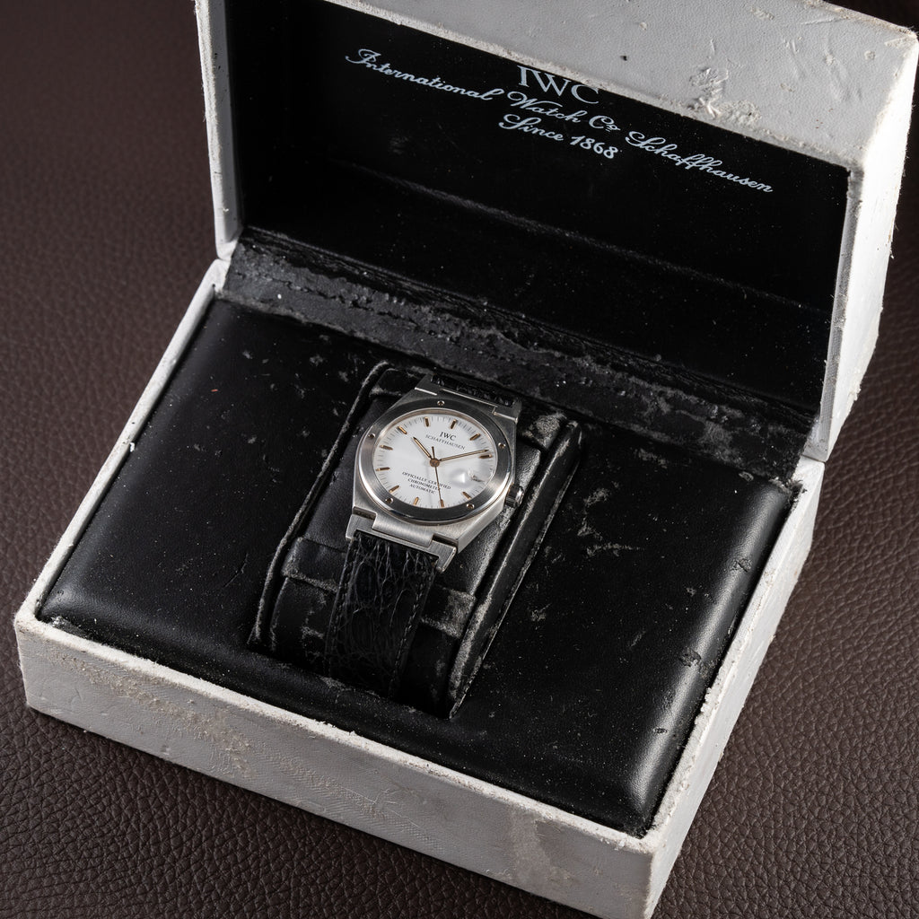 IWC Ingenieur Chronometer Automatic White Dial Anti Magnetic Ref 3521 from 1990s