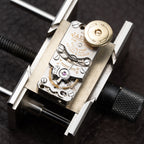 Jaeger DuoPlan Tank Back Winder 18k Yellow Gold from 1940s