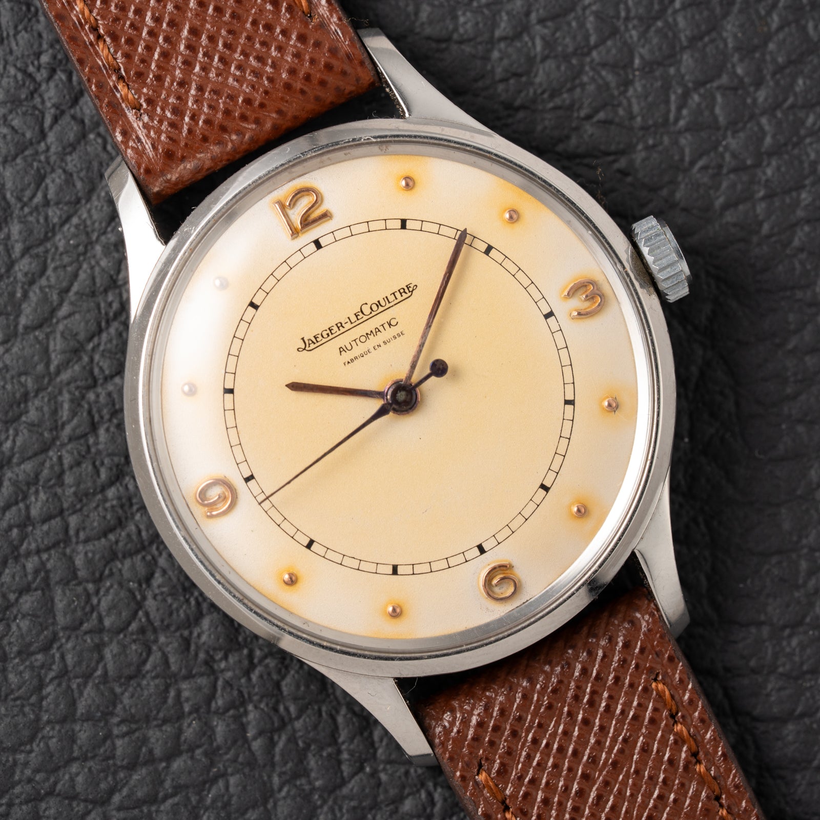 Jaeger LeCoultre Fabrication Suisse Automatic Bumper Cal. 476 from the 1950s