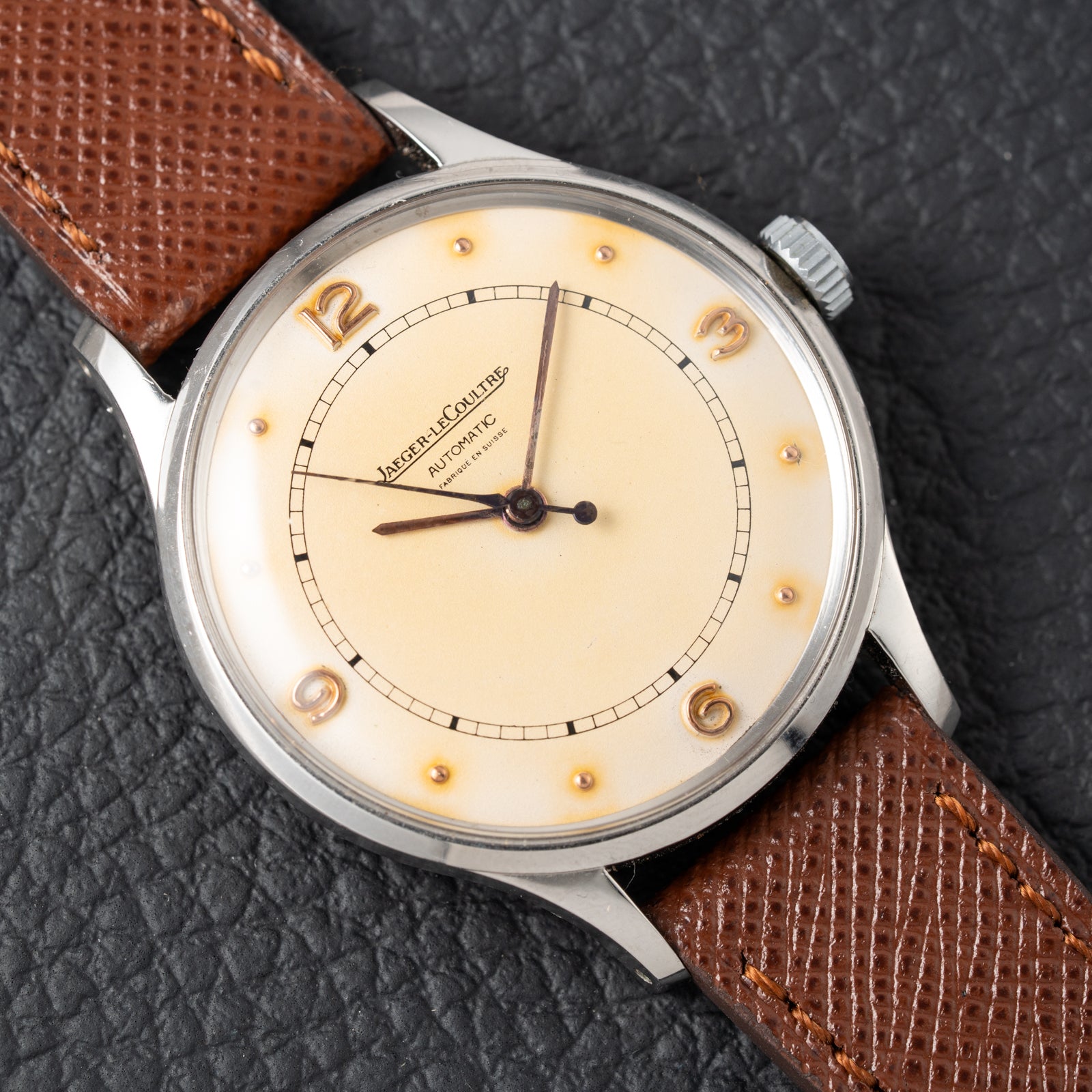 Jaeger LeCoultre Fabrication Suisse Automatic Bumper Cal. 476 from the 1950s