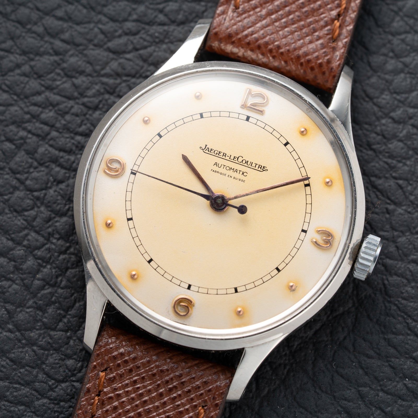 Jaeger LeCoultre Fabrication Suisse Automatic Bumper Cal. 476 from the 1950s