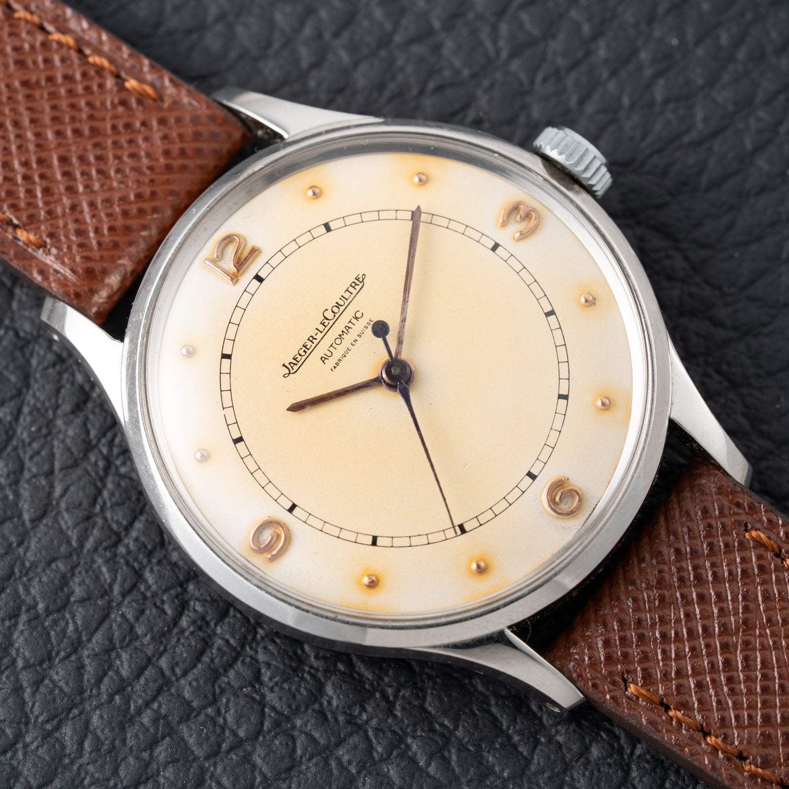 Jaeger LeCoultre Fabrication Suisse Automatic Bumper Cal. 476 from the 1950s