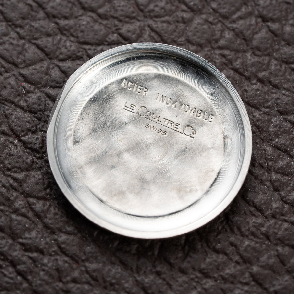 Jaeger-LeCoultre Club Breguet Numerals Hammered Steel Case Ref. 100305 From 1980s